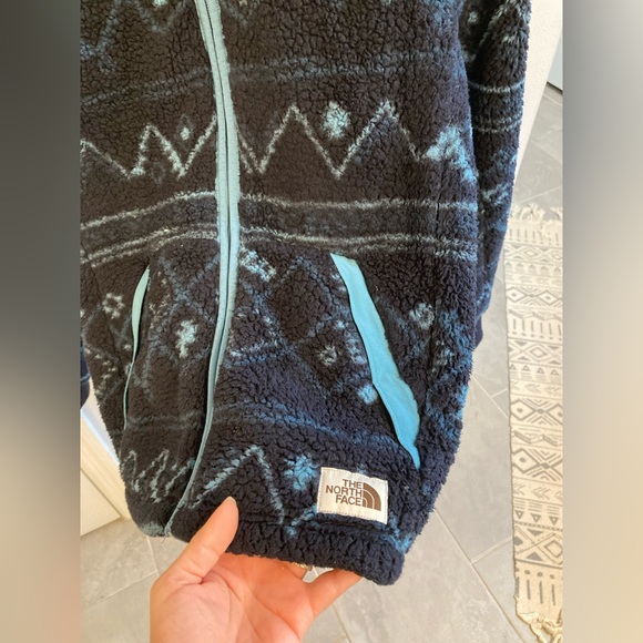 THE NORTH FACE PRINTED CAMPSHIRE FULL-ZIP JACKET WOMEN'S size medium blue - Picture 3 of 6